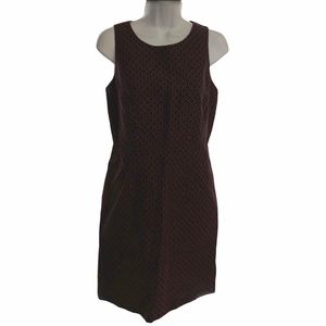 THE LIMITED BLACK RED CIRCLE SHIFT DRESS